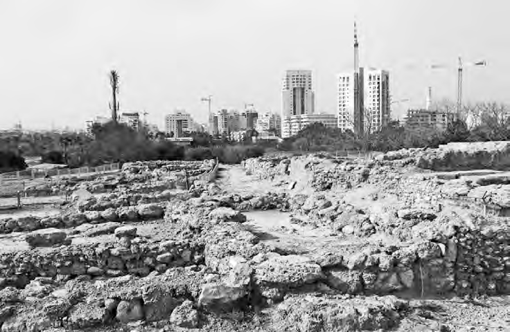 остатки филистимского поселения