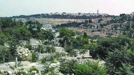 "Гора наблюдателей" и корпуса Еврейского Университета в Иерусалиме